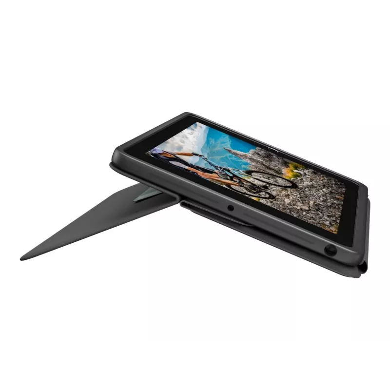 Logitech Rugged Folio tastatūra un vāciņš ar Apple Smart Connector - AZERTY franču izkārtojums - Grafīts - Apple 10,9 collu iPad (10. paaudze)