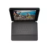 Logitech Rugged Folio ar ASV starptautisko QWERTY tastatūru Apple iPad 10. paaudzei (A2696) - Grafīta, MIL-STD-810G triecienaizsardzība