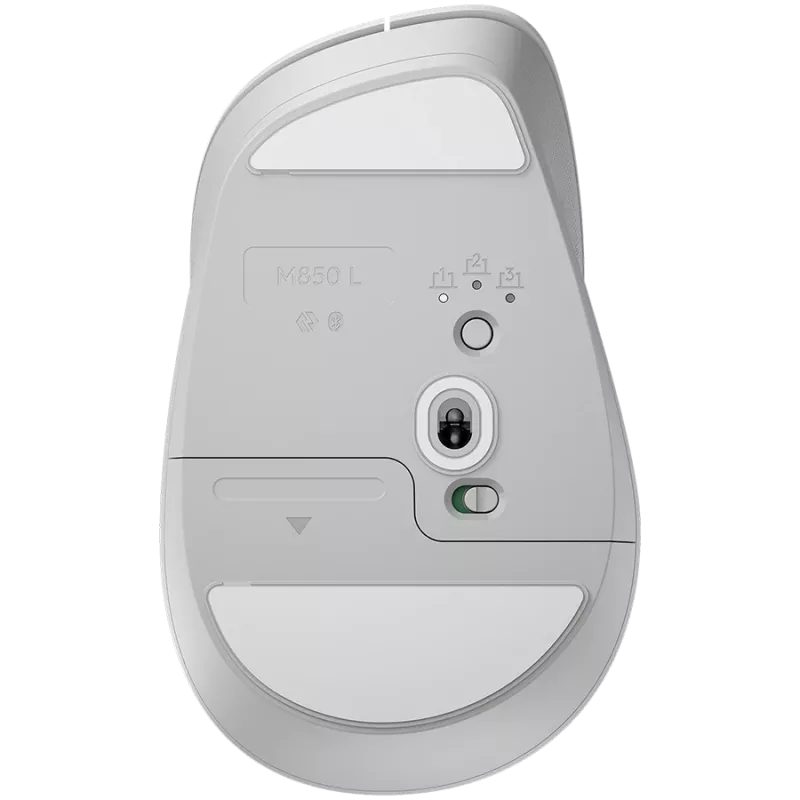 Logitech Signature Comfort Plus M850L Wireless Mouse - Off-White - Bluetooth