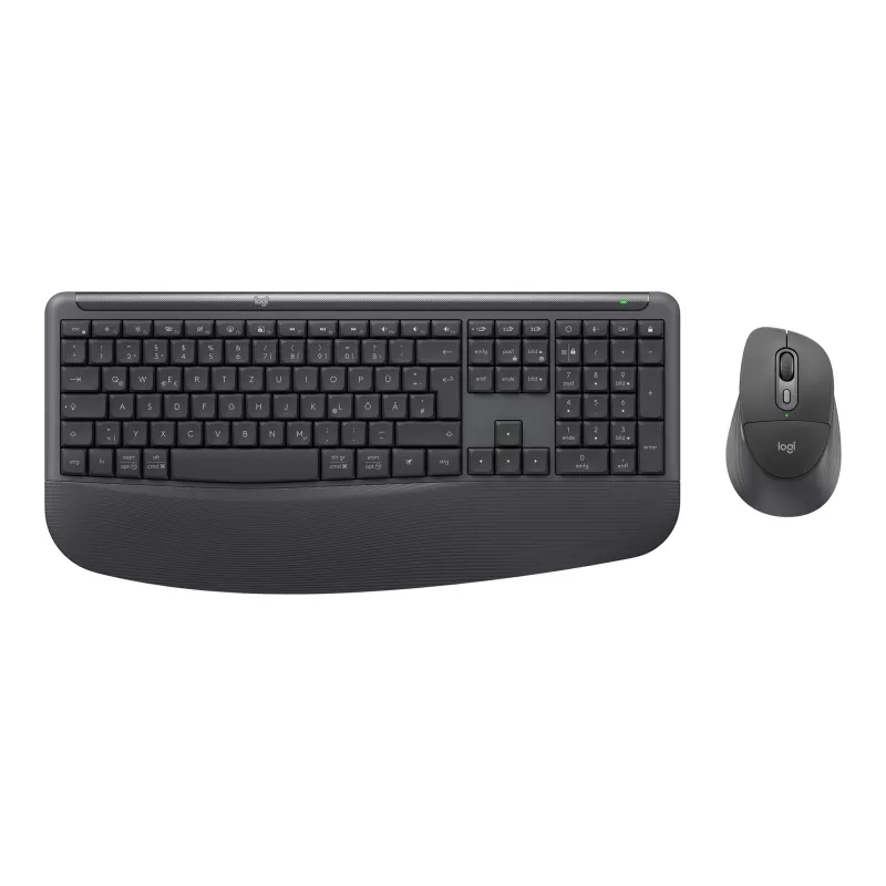 Logitech Signature Comfort Plus MK880 Desktop Combo Graphite QWERTZ