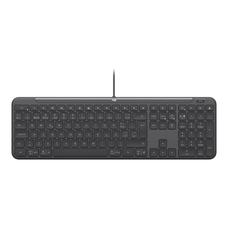 Logitech Signature Slim Wired K620 for Business tastatūra - grafīta