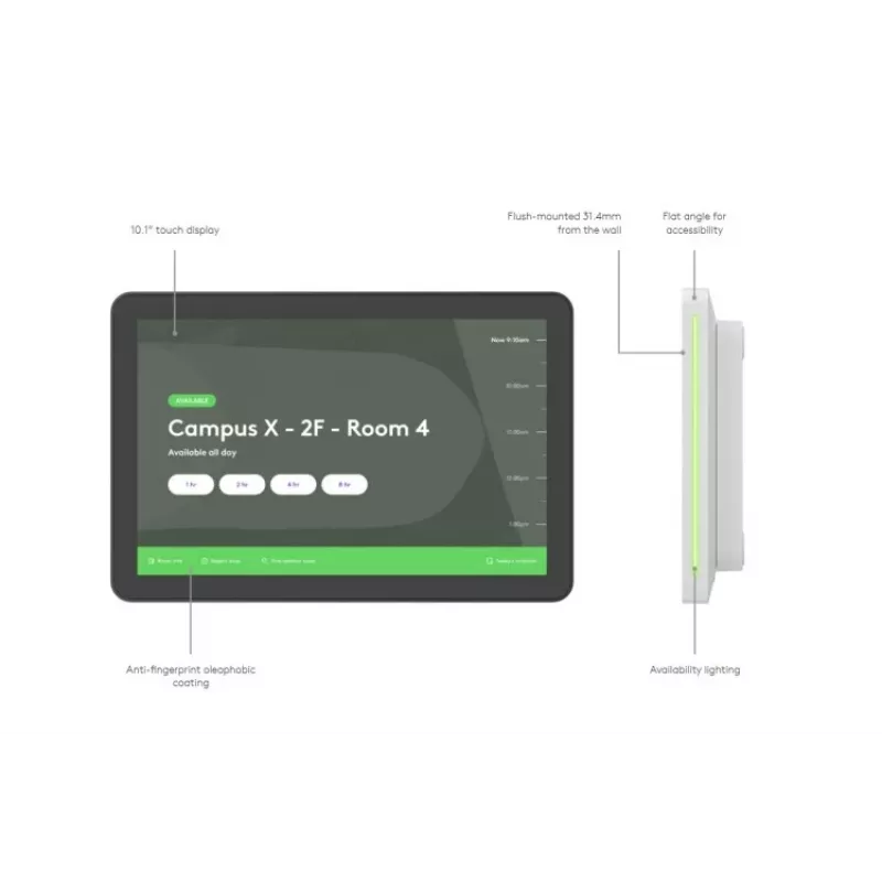 Logitech Tap Scheduler 952-000091 sanāksmju telpas skārienkontrolleris 10,1 collu IPS 400 cd/m² grafīta