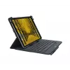 Logitech universālā tastatūra un folija maciņš 9-10 collu planšetdatoriem, Bluetooth 3.0, QWERTZ Šveices vācu izkārtojums, grafīta