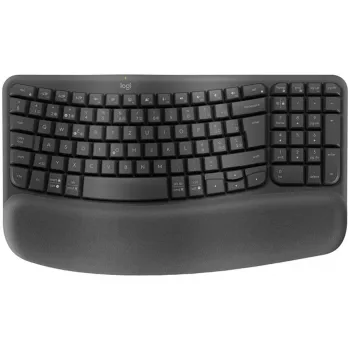 Logitech Wave Keys un Lift komplekts - ergonomiska bezvadu klaviatūra un vertikālā pele, grafīta