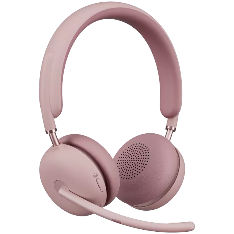 Logitech Zone Wireless 2 - Vadu un bezvadu - Birojs/Zvanu centrs - 230 g - Austiņas - Rozā