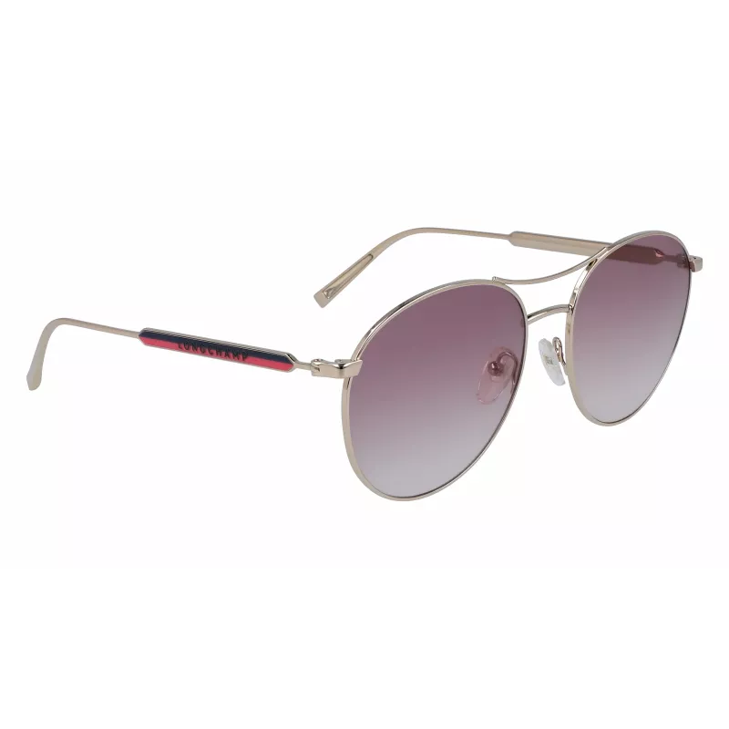 Longchamp LO133S-59722 Sieviešu kaķacs formas saulesbrilles Havana brūns gradients