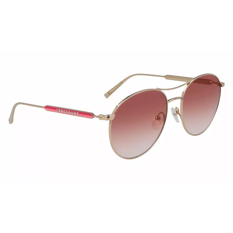 Longchamp LO133S-59770 sieviešu tauriņa saulesbrilles, havannas rāmis, brūns gradienta lēcas, 59mm