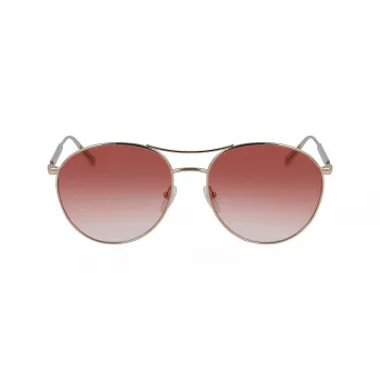 Longchamp LO133S-59770 sieviešu tauriņa saulesbrilles, havannas rāmis, brūns gradienta lēcas, 59mm