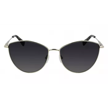 Longchamp LO155S-726 sieviešu kaķacs saulesbrilles - Havana brūns gradients, 58mm