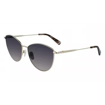 Longchamp LO155S-726 sieviešu kaķacs saulesbrilles - Havana brūns gradients, 58mm