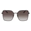 Longchamp LO173S5715001 Sieviešu saulesbrilles - Melns rāmis, Pelēkas lēcas, 57mm