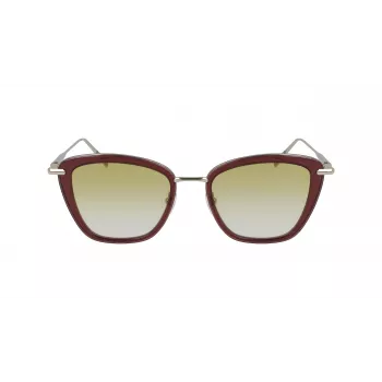 Longchamp LO638S-611 sieviešu kaķacs saulesbrilles, Havana rāmis, brūnas gradienta lēcas, 52mm