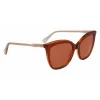 Longchamp LO729S sieviešu kaķacs saulesbrilles havana brūnas gradienta 55/17/140