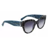 LONGCHAMP LO733S Sieviešu taisnstūra acetāta saulesbrilles Havana brūns gradients 52mm