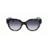 LONGCHAMP LO733S Sieviešu taisnstūra acetāta saulesbrilles Havana brūns gradients 52mm
