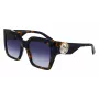 LONGCHAMP LO734S-430 Sieviešu ģeometriskās saulesbrilles Havana Acetāts Gradient Brūna Lēca 53mm