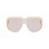 Longchamp LO736S-109 Sieviešu lielizmēra kvadrātveida saulesbrilles Havana Brūns gradients