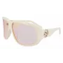 Longchamp LO736S-109 Sieviešu lielizmēra kvadrātveida saulesbrilles Havana Brūns gradients