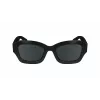 LONGCHAMP LO749S-001 Sieviešu saulesbrilles - Melns rāmis, Pelēkas lēcas, 50mm