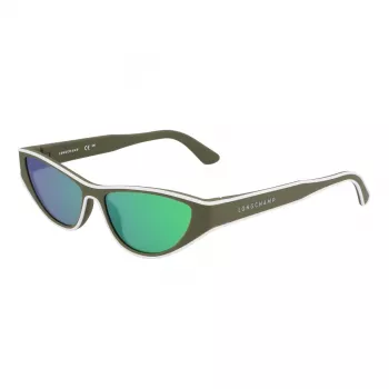 Longchamp LO761S5615318 Sieviešu saulesbrilles Havana Acetāta rāmis Brūnas gradienta lēcas 56/15/140 mm