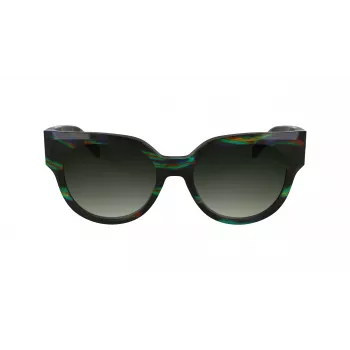 Longchamp LO779S-009 Sieviešu saulesbrilles, acetāta rāmis, 53/19/140 mm, UV400 aizsardzība