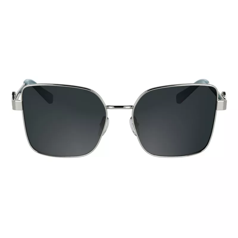 LONGCHAMP Sieviešu kaķacs formas saulesbrilles LO181S5617044 - Havana acetāta rāmis, brūnas gradienta lēcas, 56 mm