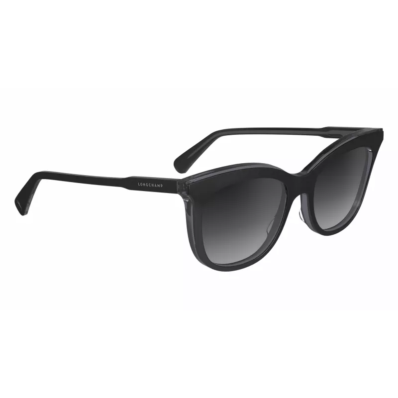 LONGCHAMP Sieviešu kaķacs formas saulesbrilles LO738S5318018 - Havana acetāta rāmis ar brūni gradienta lēcām - 53/18/140 mm