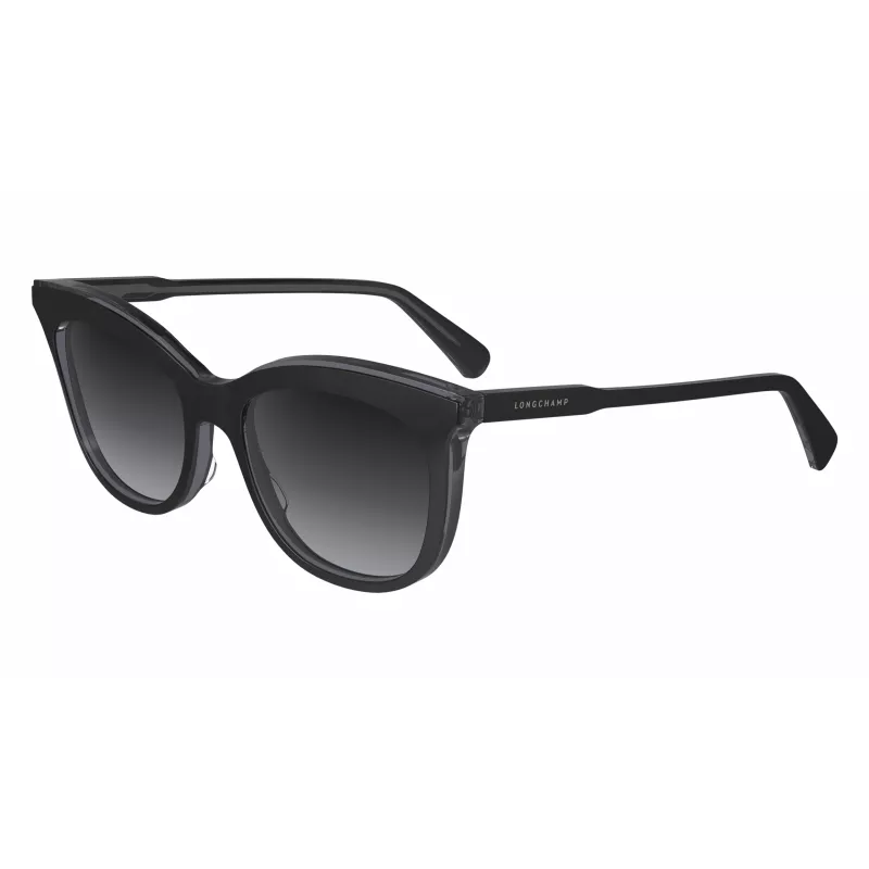 LONGCHAMP Sieviešu kaķacs formas saulesbrilles LO738S5318018 - Havana acetāta rāmis ar brūni gradienta lēcām - 53/18/140 mm