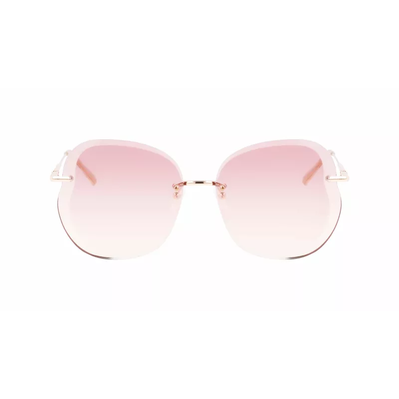 Longchamp sieviešu LO160S716 tauriņa saulesbrilles Havana ar gradienta pelēkām lēcām (65/17/140 mm)