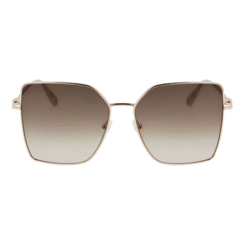 LONGCHAMP Sieviešu LO173SN571570 Taisnstūra Acetāta Saulesbrilles 57mm