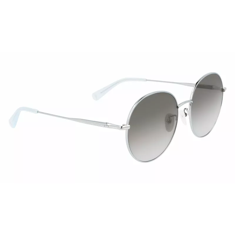 Longchamp sieviešu saulesbrilles LO157SA-452 - zils rāmis, pelēkas gradienta lēcas - 58/18/140 mm