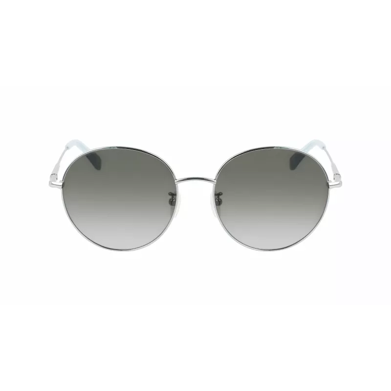 Longchamp sieviešu saulesbrilles LO157SA-452 - zils rāmis, pelēkas gradienta lēcas - 58/18/140 mm
