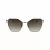 LONGCHAMP Sieviešu saulesbrilles LO180S-727 Havana Brūns Gradients Tauriņa Kaķacs 58mm