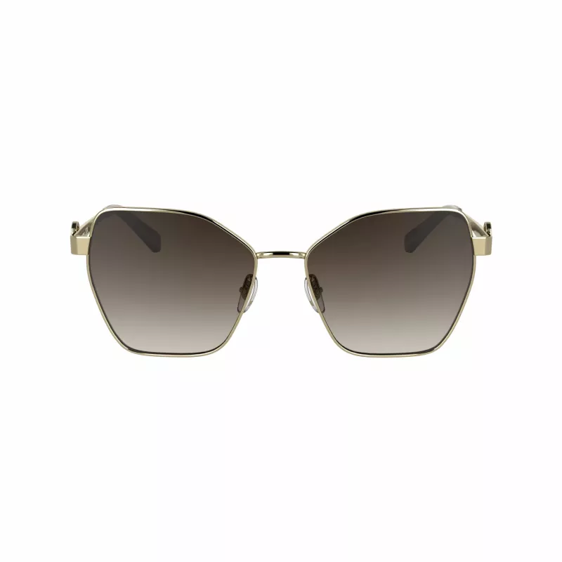 LONGCHAMP Sieviešu saulesbrilles LO180S-727 Havana Brūns Gradients Tauriņa Kaķacs 58mm