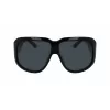 Longchamp sieviešu saulesbrilles LO736S-1 - tauriņa acetāta rāmis ar UV400 aizsardzību - lēcas 67mm, tiltiņš 11mm, kājiņas 125mm