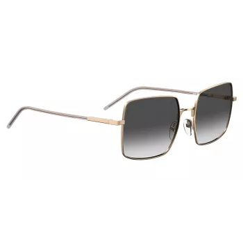 LOVE MOSCHINO Sieviešu saulesbrilles MOL022S0009O Melnas Pelēkas 56mm