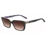 LOVE MOSCHINO Sieviešu saulesbrilles MOL042S086F3H - Havana acetāta rāmis, brūnas gradienta polikarbonāta lēcas, 53/17/145 mm