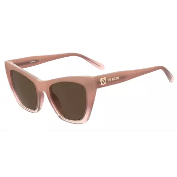 LOVE MOSCHINO Sieviešu saulesbrilles MOL070-S-FWM Havana/Brūns gradients 53mm