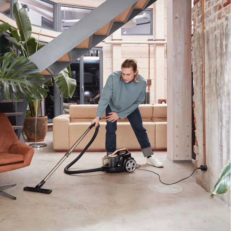 Lovio LVCVC003 VacuuFlex L Plus Rokas putekļsūcējs automašīnai 12V 120W 5000Pa Melns