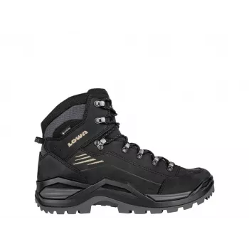 LOWA Renegade EVO GTX Mid pārgājienu zābaki - Melns/Dūnu