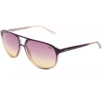 LOZZA SL1872 Unisex saulesbrilles - melns rāmis, pelēkas lēcas - 58/15/140 mm
