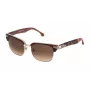 LOZZA SL2253M52300K Unisex taisnstūra saulesbrilles - Melns acetāta rāmis, Pelēkas polikarbonāta lēcas, UV400 aizsardzība