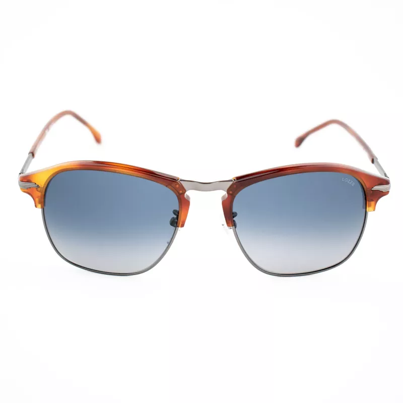 LOZZA SL2292M-627Y Vīriešu saulesbrilles Havana Acetāta rāmis Brūnas Polikarbonāta lēcas 55/19/145 mm