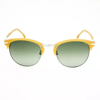 LOZZA SL2293M-579V Vīriešu kvadrātveida saulesbrilles Havana acetāta rāmis Zaļa polikarbonāta lēca 52mm