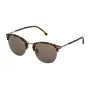 LOZZA SL2293M5208FT Unisex saulesbrilles, Havana acetāta rāmis, pelēki gradienta lēcas 52/21/140 mm