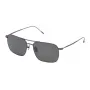 LOZZA SL2305 Saulesbrilles vīriešiem - Havana acetāta rāmis, brūnas polikarbonāta lēcas, UV400 aizsardzība, 57 mm lēcu platums