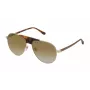 LOZZA SL2354-60300G Unisex saulesbrilles, Havana rāmis, pelēkas lēcas 60/14/145 mm