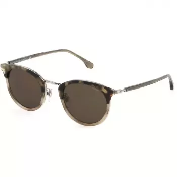 LOZZA SL2393-4902BW Unisex taisnstūra saulesbrilles Havana/Brūna 49mm
