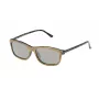 LOZZA SL4029M56ANBX Unisex saulesbrilles - Taisnstūra metāla rāmis, pelēkas nokrāsas lēcas, 56/16/140 mm