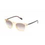 LOZZA SL4032M490858 Unisex taisnstūra saulesbrilles - spīdīgs melns rāmis, pelēkas lēcas, 49 mm